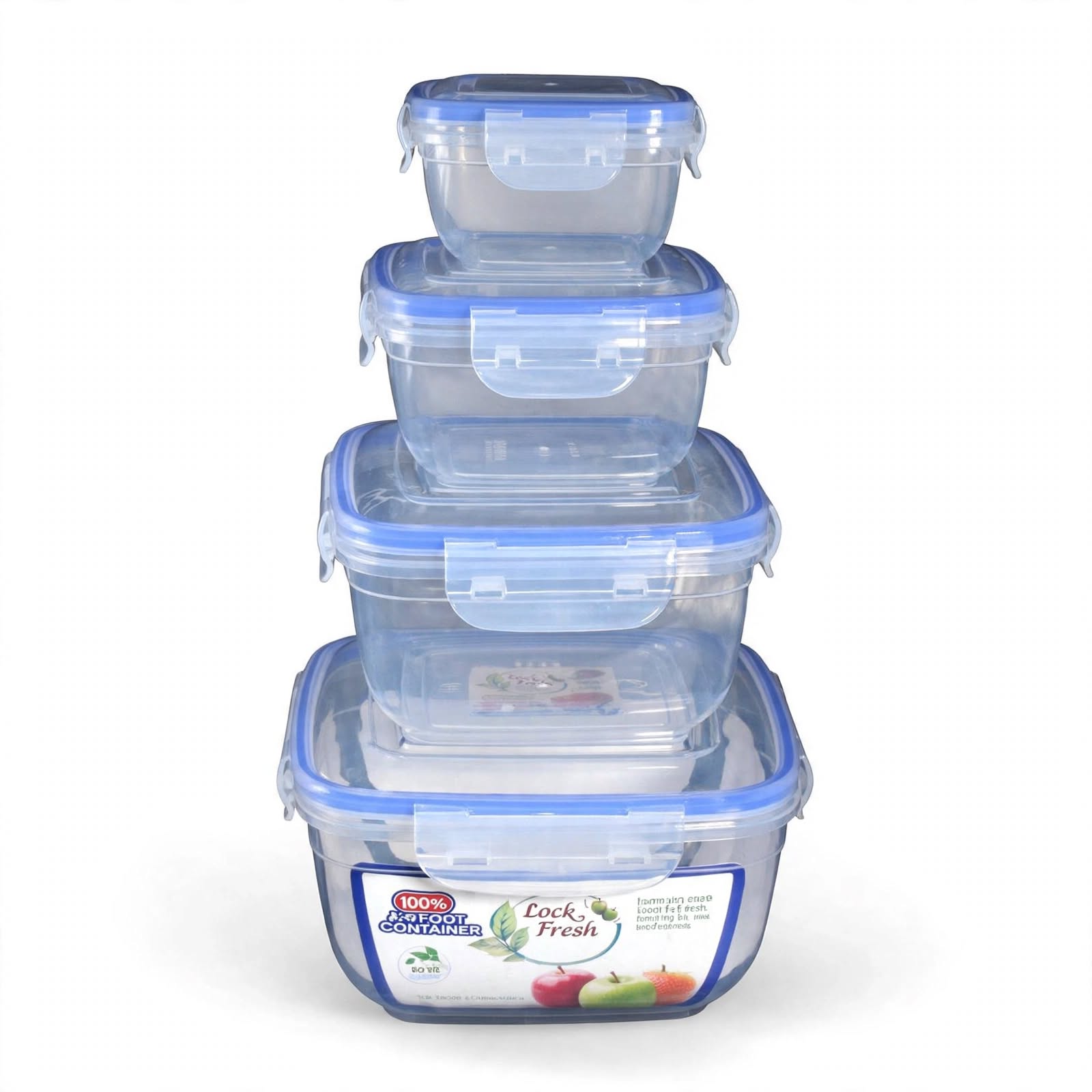 Lock & Fresh Bowl Set | 500ml, 1L, 2L, 3L | (Set of 4)