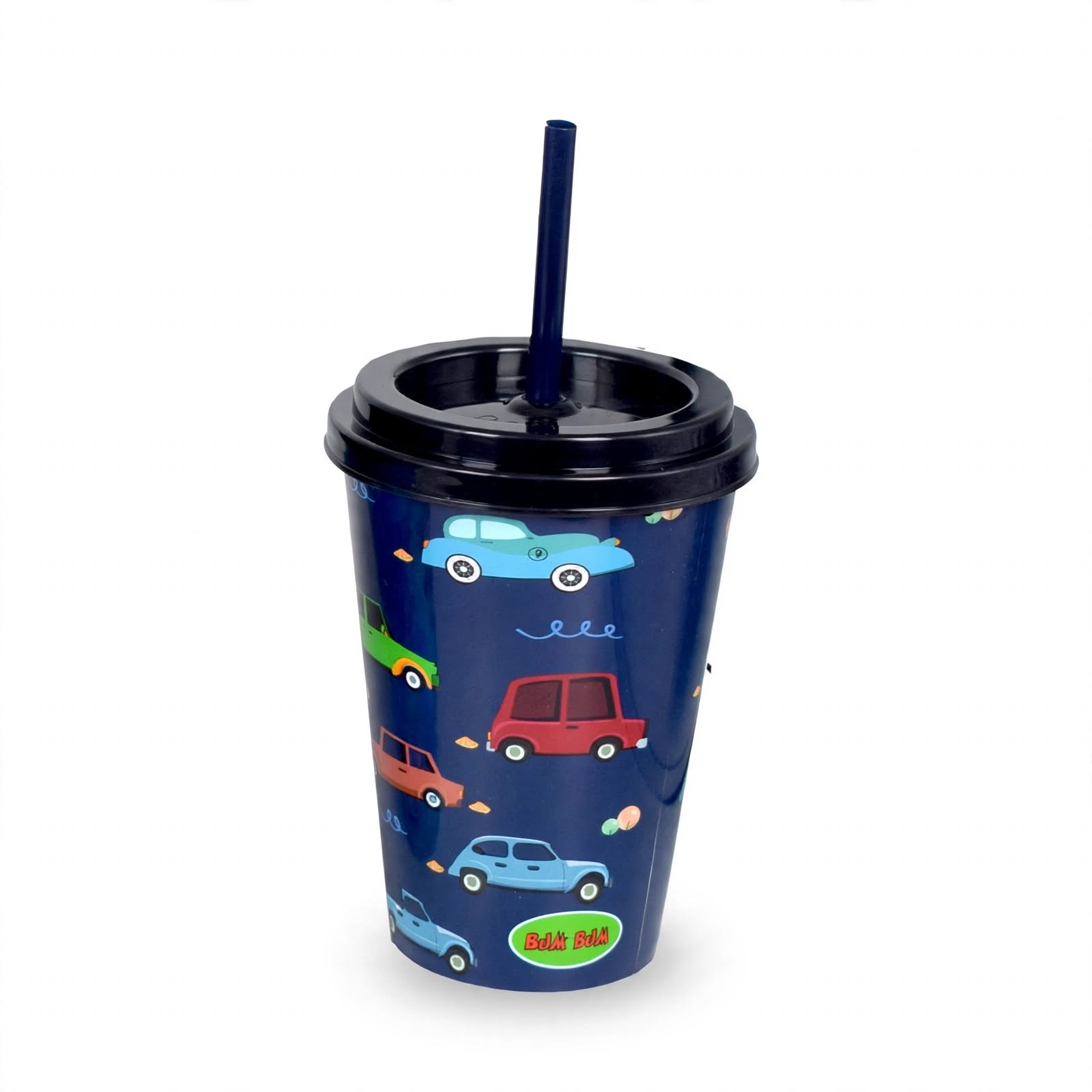 Cool Glass - Kids Tumbler Glass with Straw (Pack of 2)