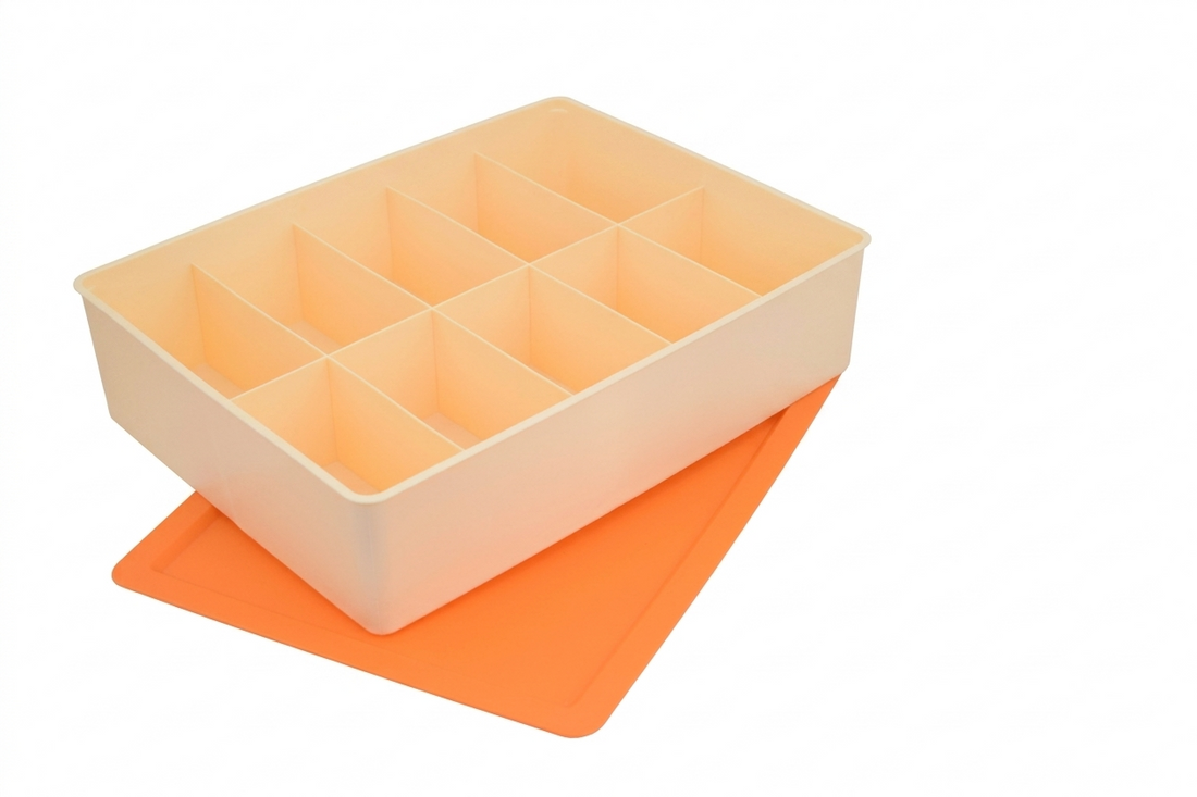 Organizer with Lid | 10 Compartment Storage Box