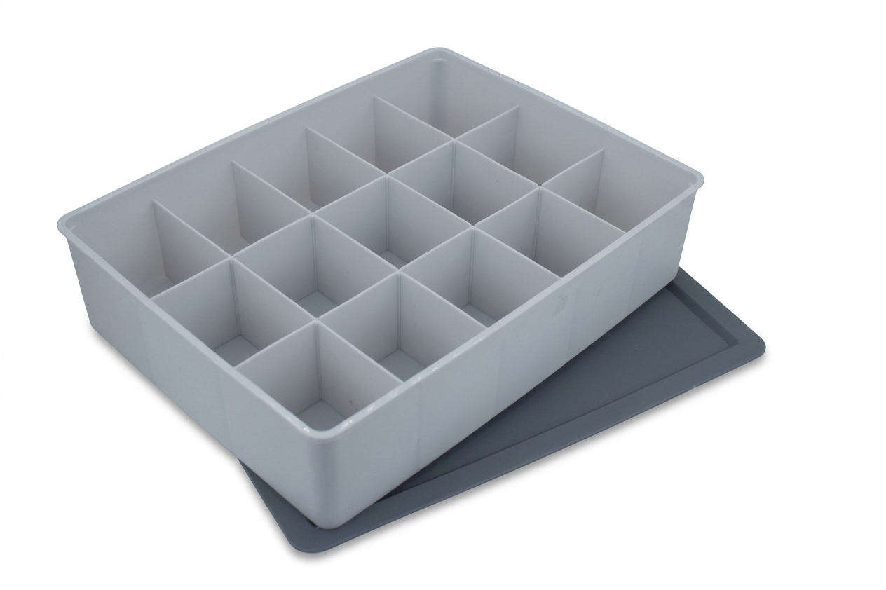 Organizer with Lid | 15 Compartment Storage Box