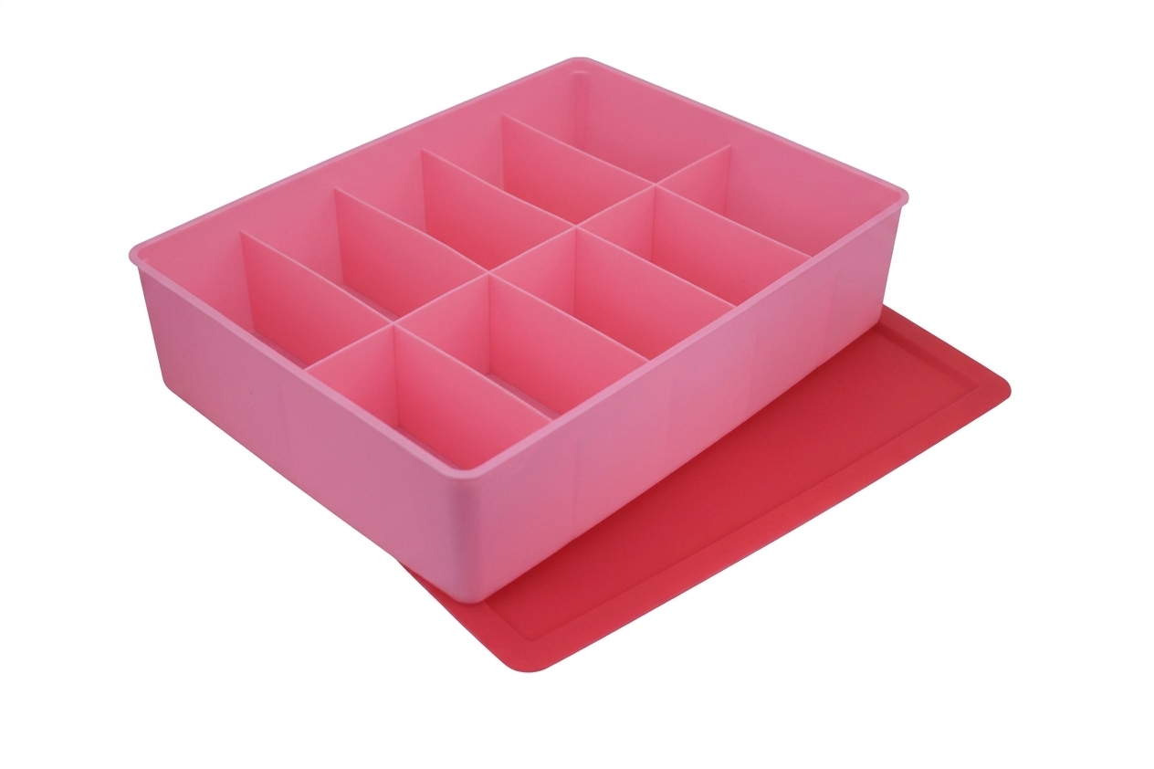 Organizer with Lid | 10 Compartment Storage Box