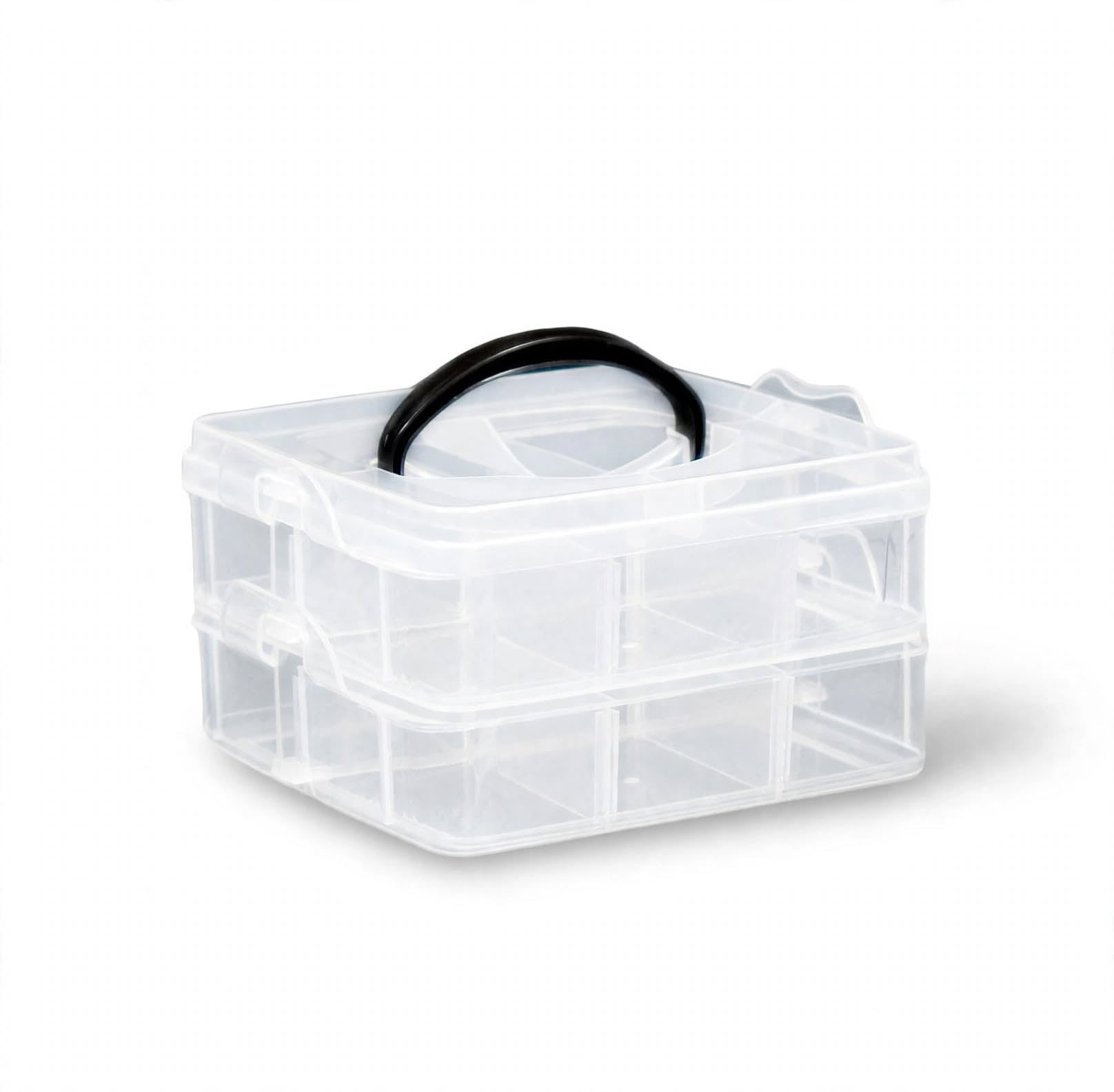 2 Layer Stackable Storage Box & Organizer