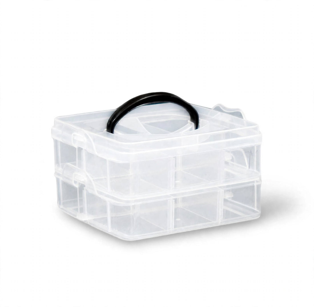2 Layer Stackable Storage Box & Organizer