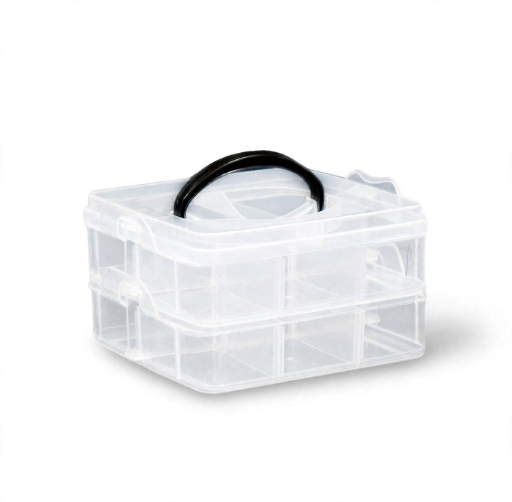 2 Layer Stackable Storage Box & Organizer