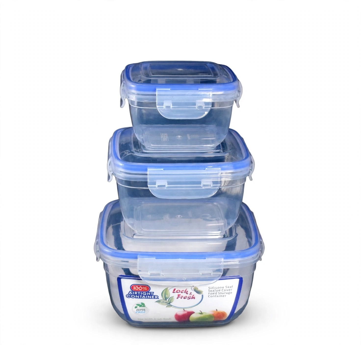 Lock & Fresh Bowl Set | 500ml, 1L, 2L | (Set of 3)