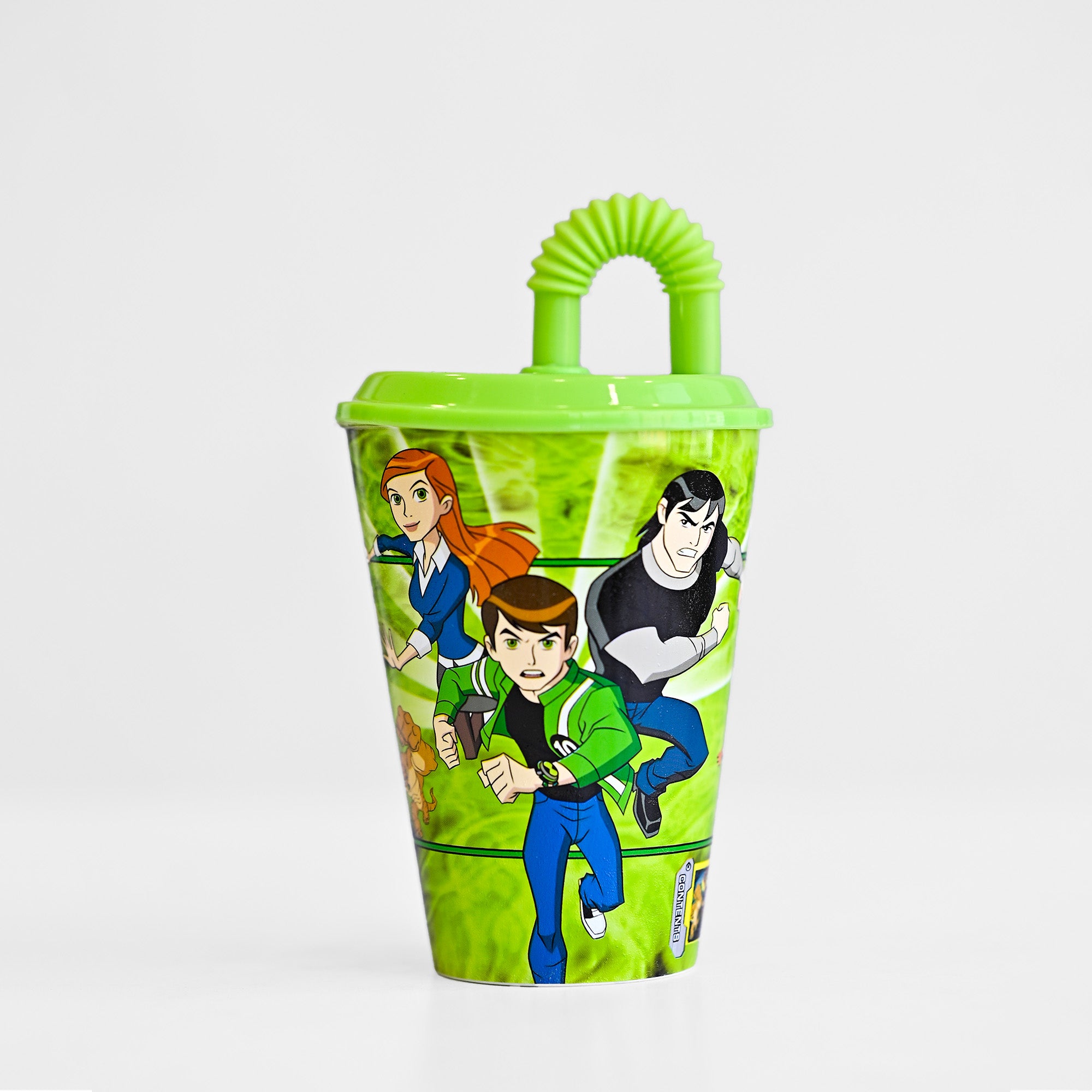Straw Glass - Kids Tumbler Glass with Straw (Pack of 2)