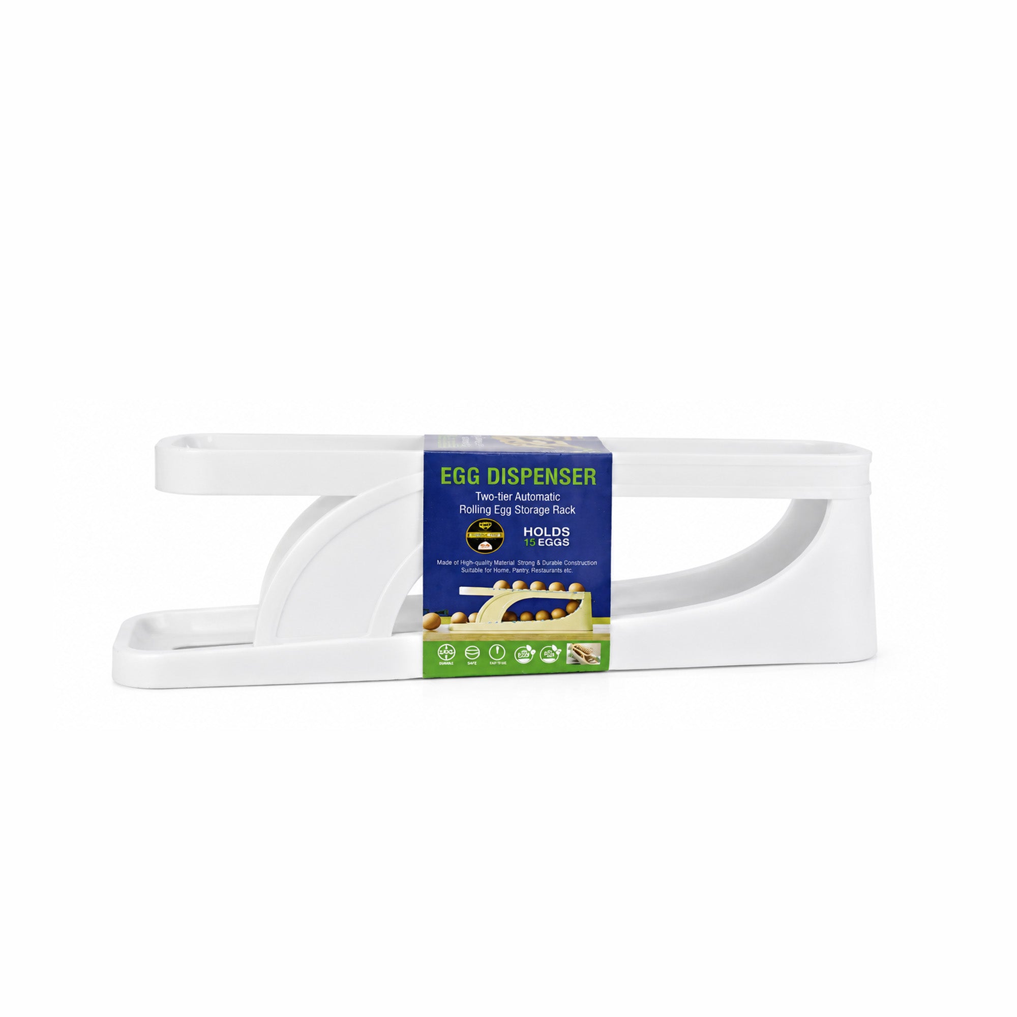 Egg Dispenser - Automatic Egg Rolling Storage Rack