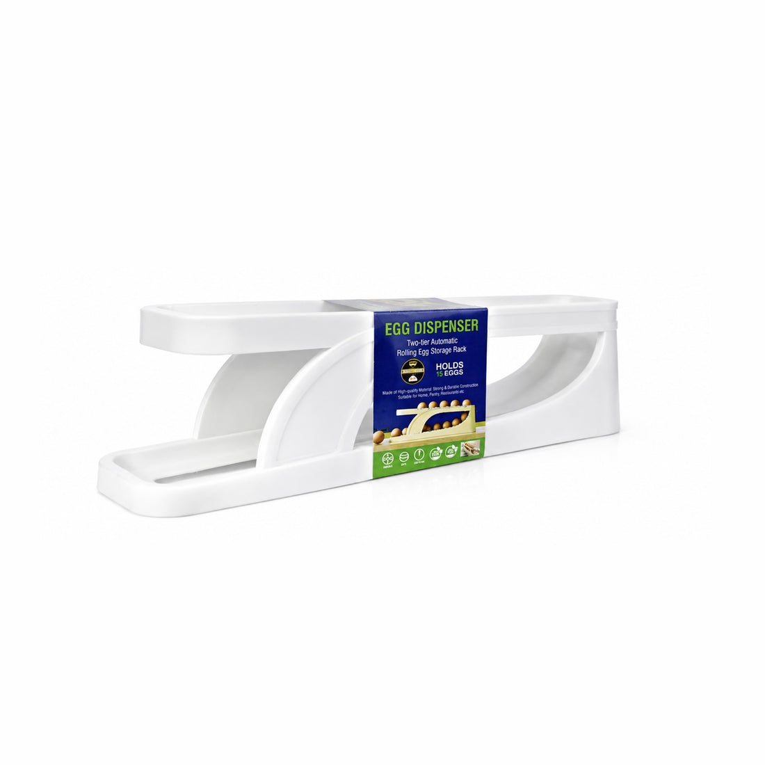 Egg Dispenser - Automatic Egg Rolling Storage Rack