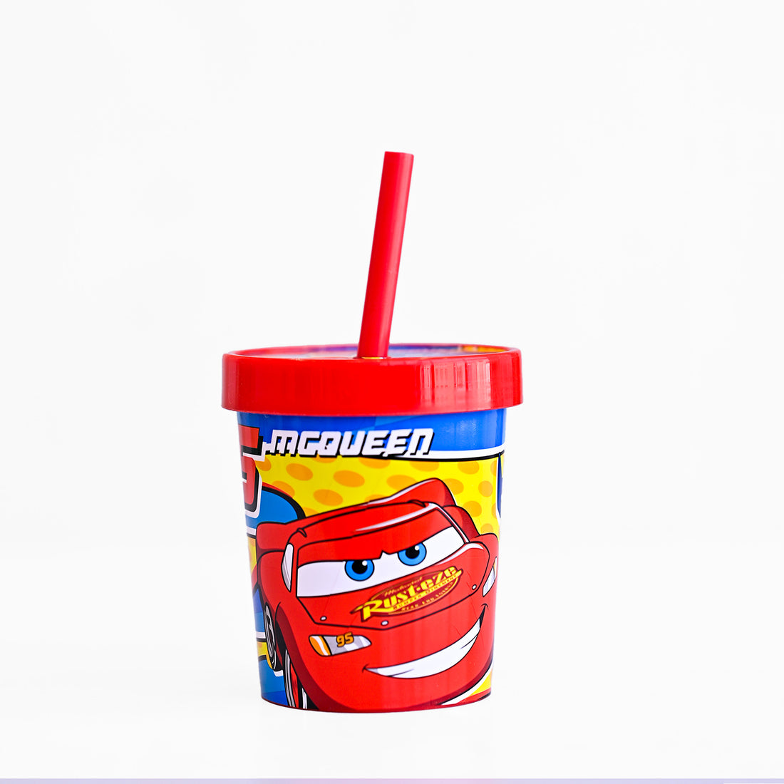 Ice Glass - Kids Tumbler Glass with Straw (Pack of 2)