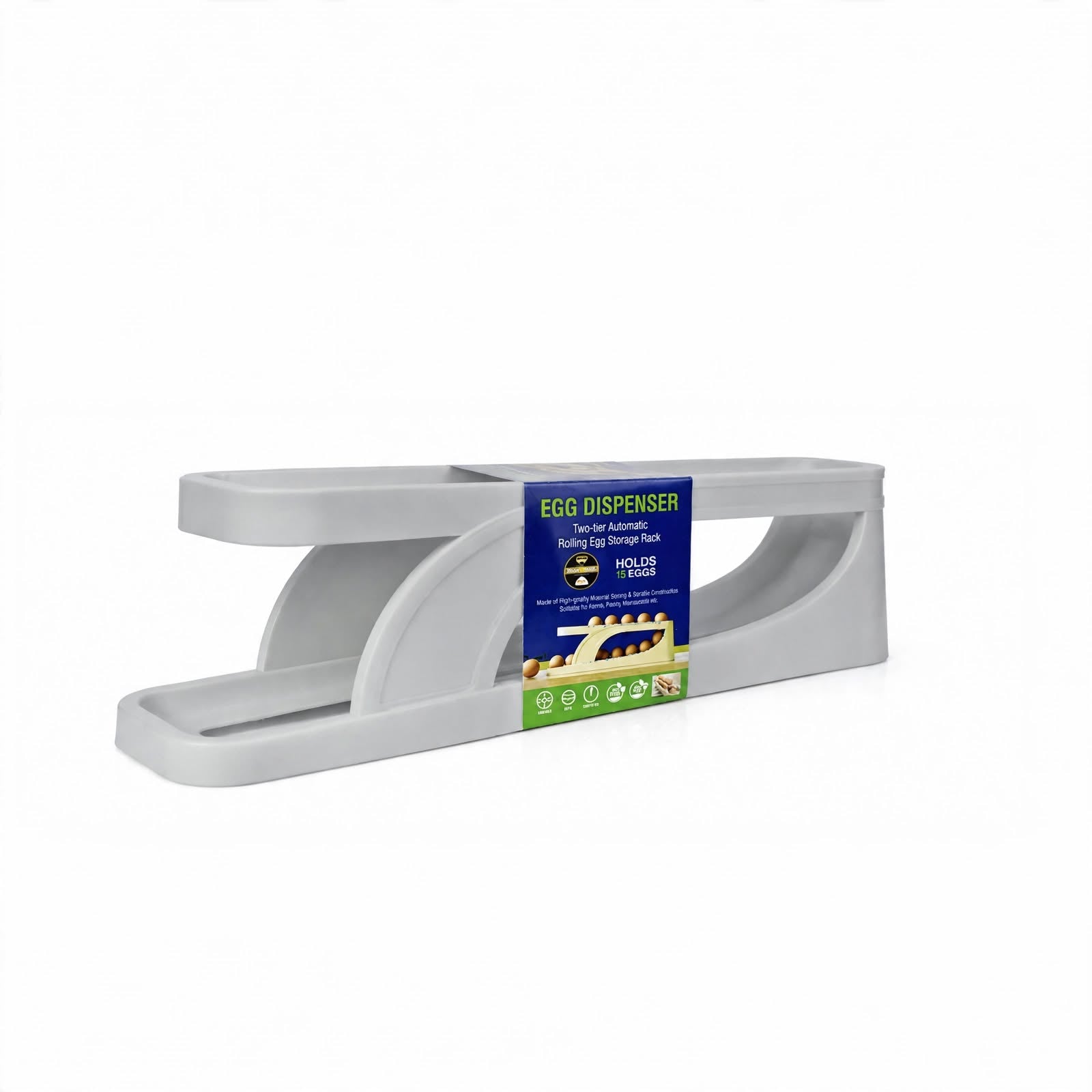 Egg Dispenser - Automatic Egg Rolling Storage Rack
