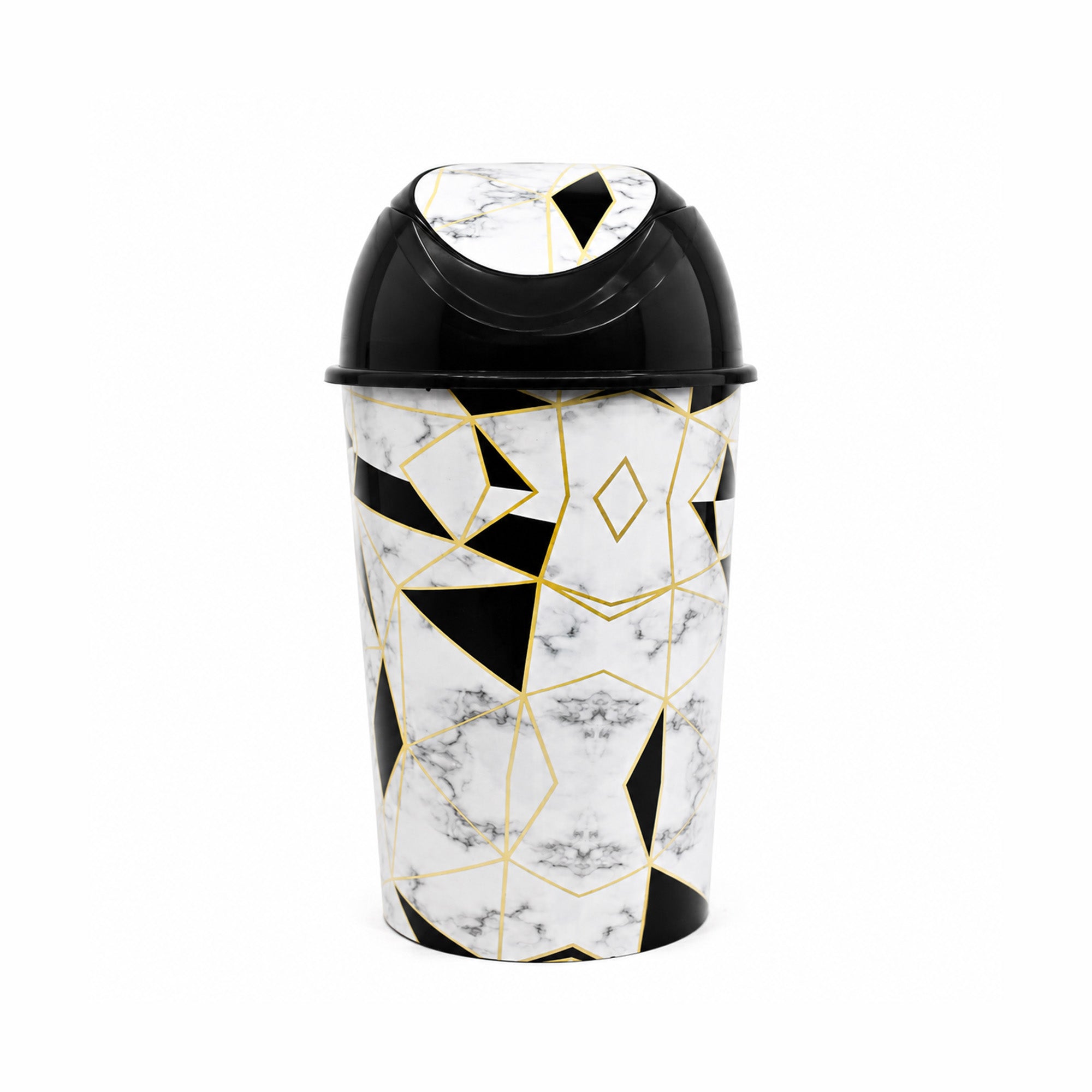 Dustbin Marble XL with Lid - 26 Liters