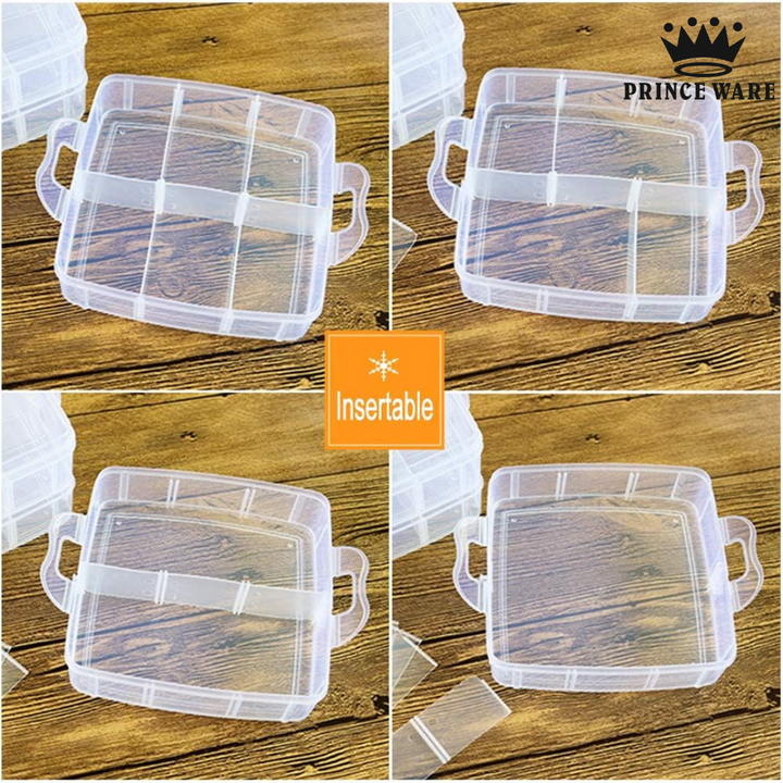2 Layer Stackable Storage Box & Organizer
