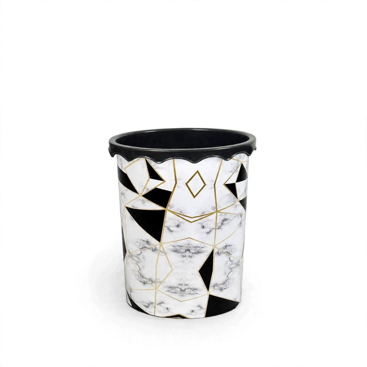 Dustbin Marble Small - 5 Liters - (Pack of 2)