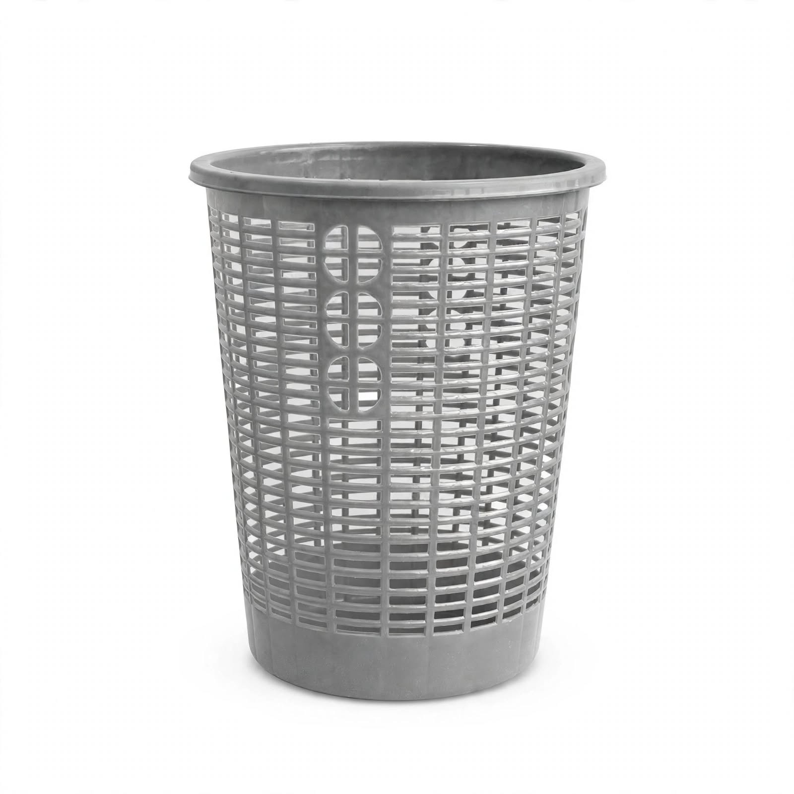 Laundry Basket | Waste Basket | Silver