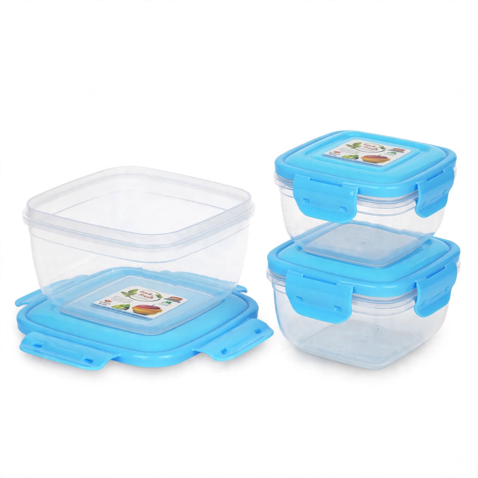Lock & Fresh Bowl Set | 500ml, 1L, 2L | (Set of 3)