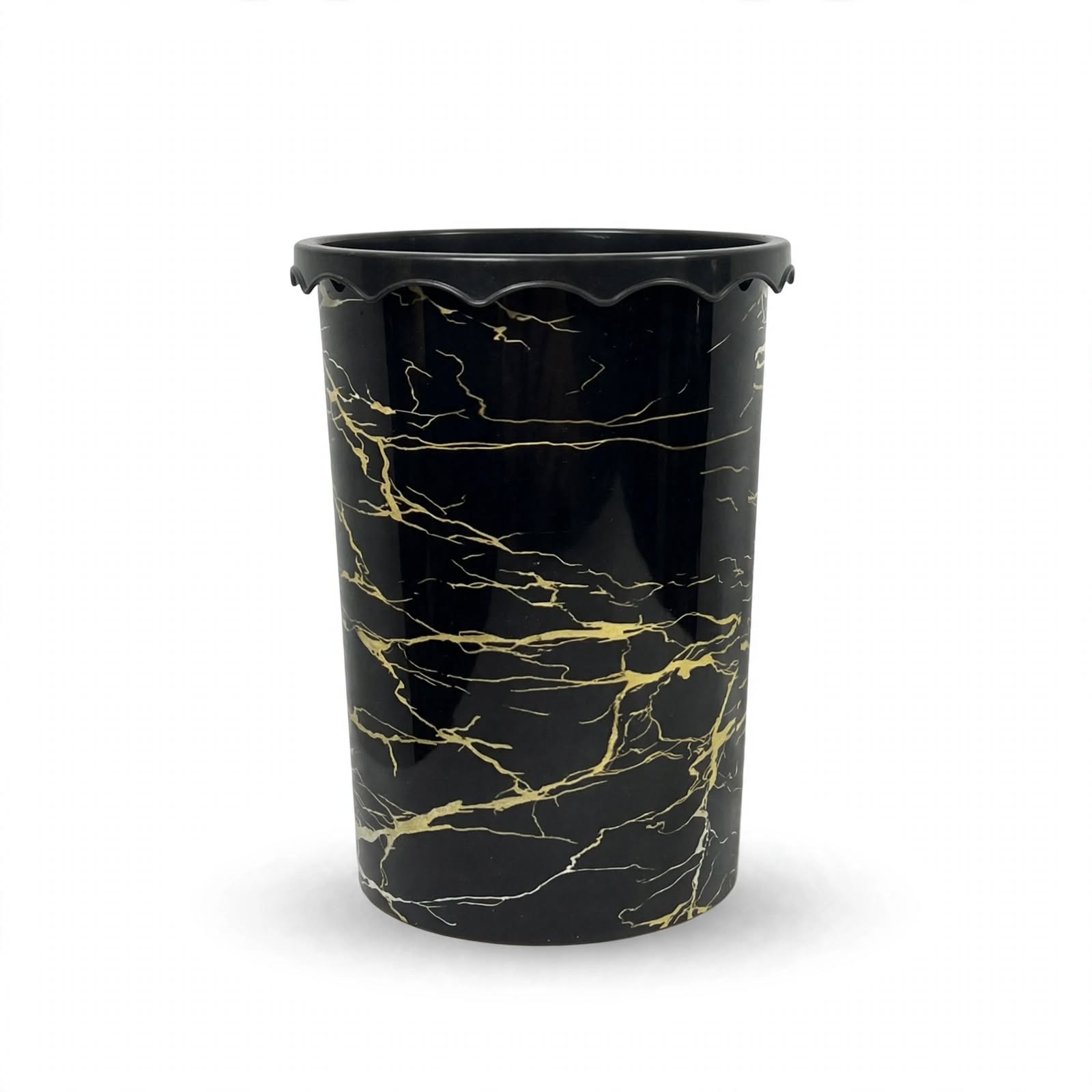 Dustbin Marble Large - 12 Liters - (Pack of 2)