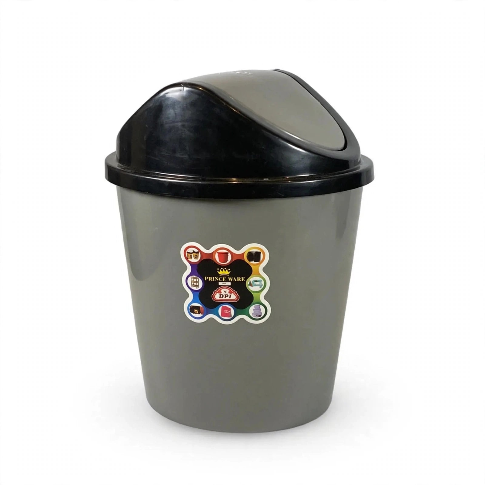 Dustbin Royal Small with Swing Lid - 09 Liters (Pack of 2)