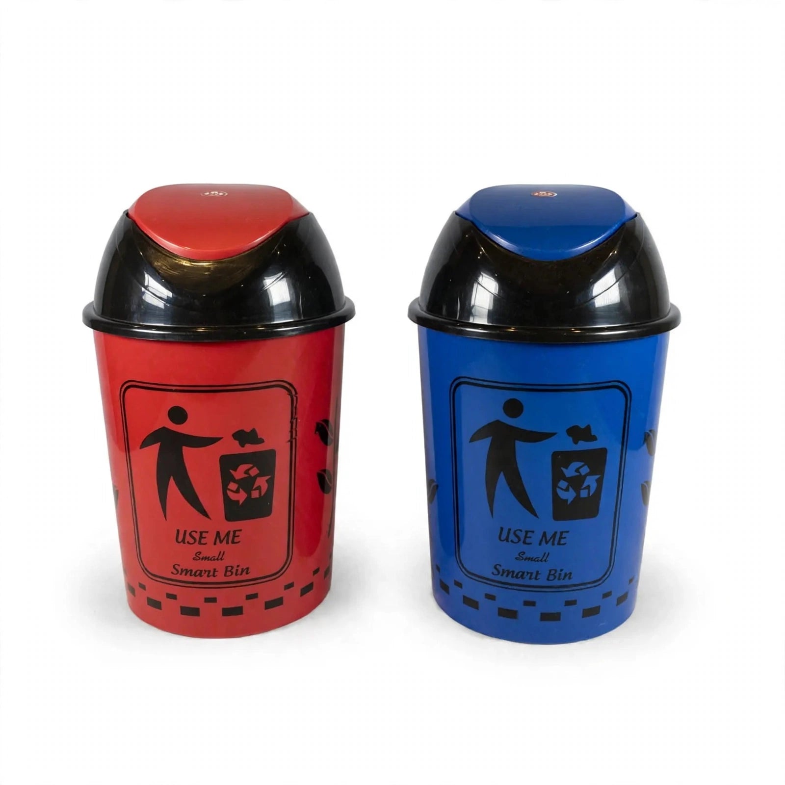 Dustbin Smart Small with Lid - 14 Liters (Pack of 2)