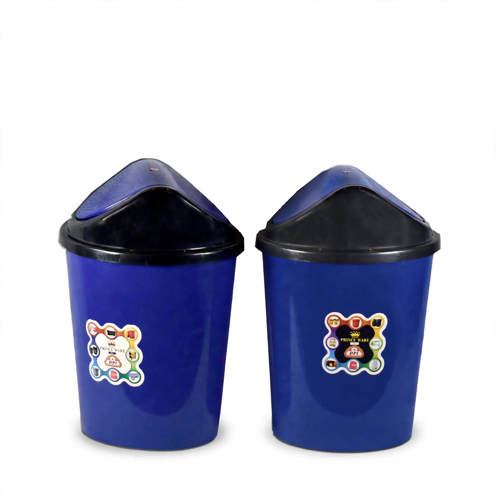 Dustbin Royal Small with Swing Lid - 09 Liters (Pack of 2)
