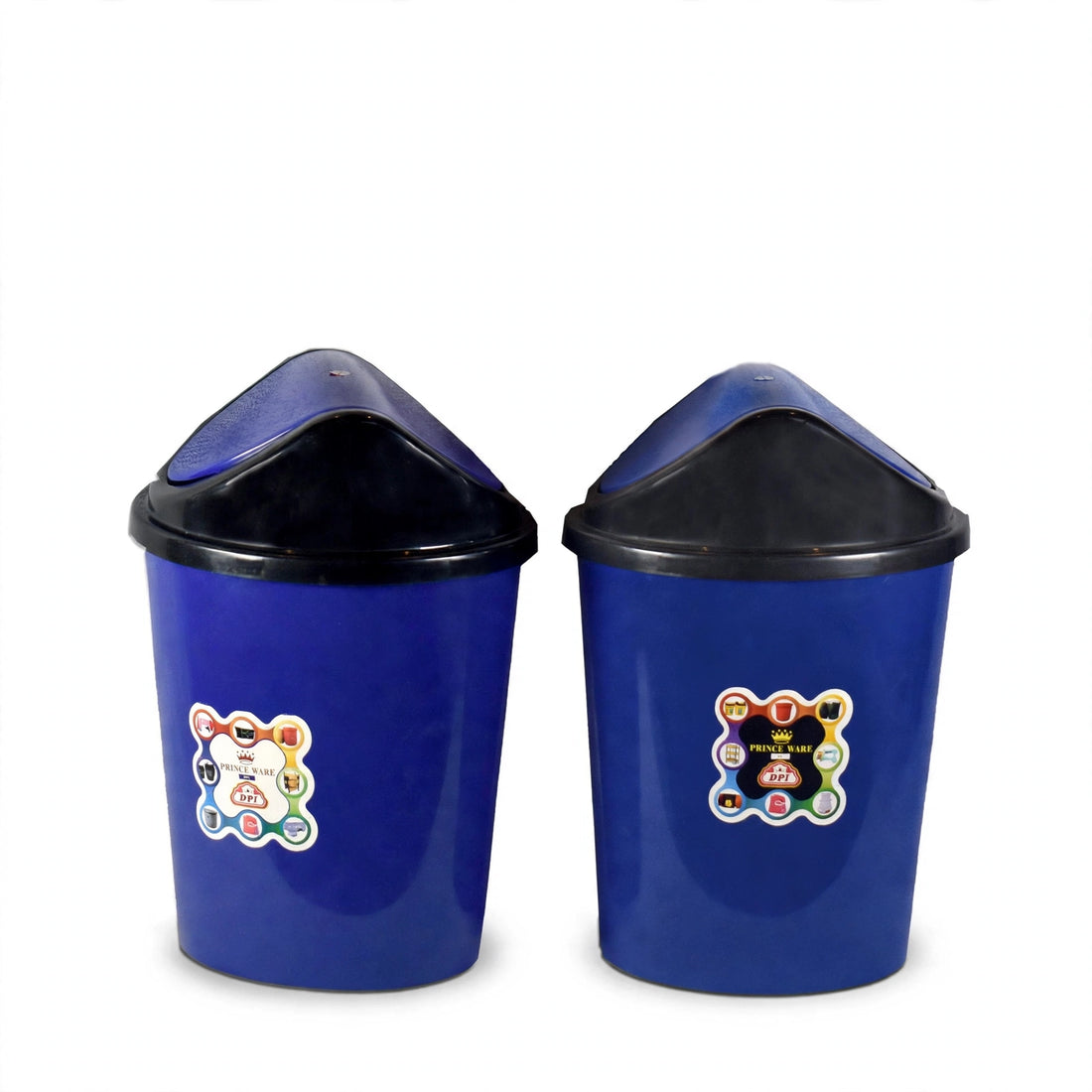 Dustbin Royal Small with Swing Lid - 09 Liters (Pack of 2)
