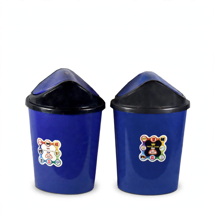 Dustbin Royal Small with Swing Lid - 09 Liters (Pack of 2)