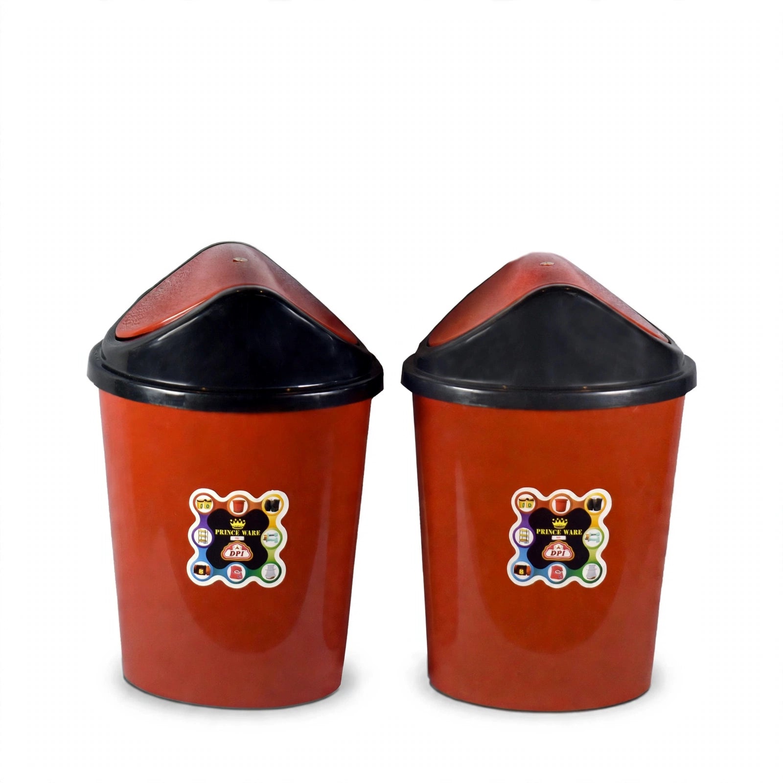 Dustbin Royal Small with Swing Lid - 09 Liters (Pack of 2)