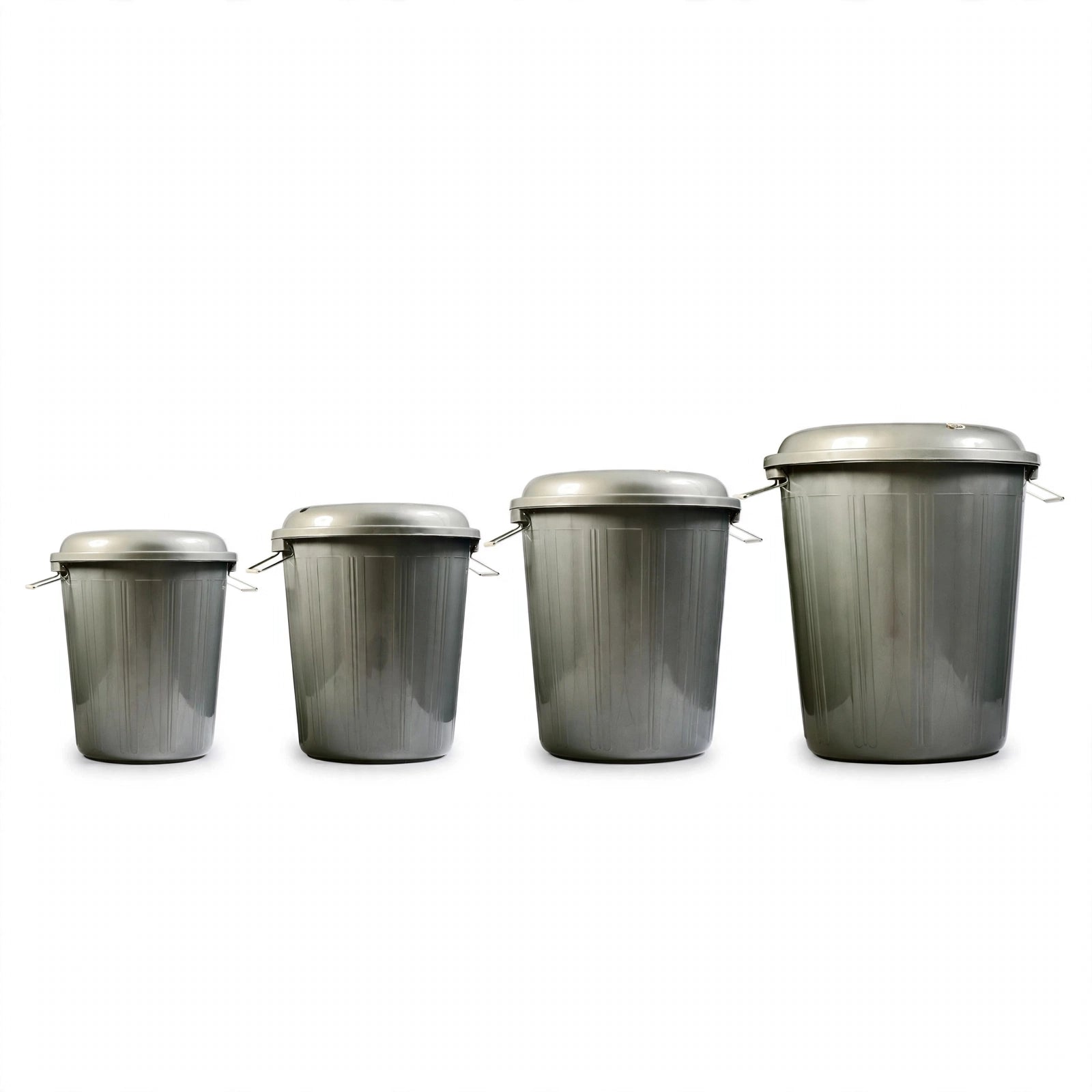 Drum With Lid | Silver | 30 / 40 / 50 / 70 Liters