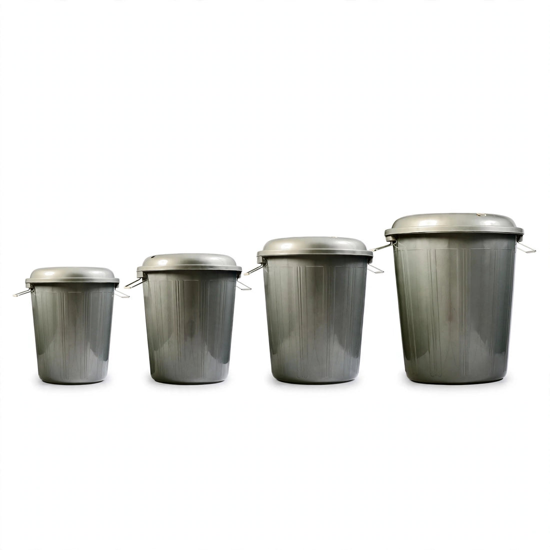 Drum With Lid | Silver | 30 / 40 / 50 / 70 Liters