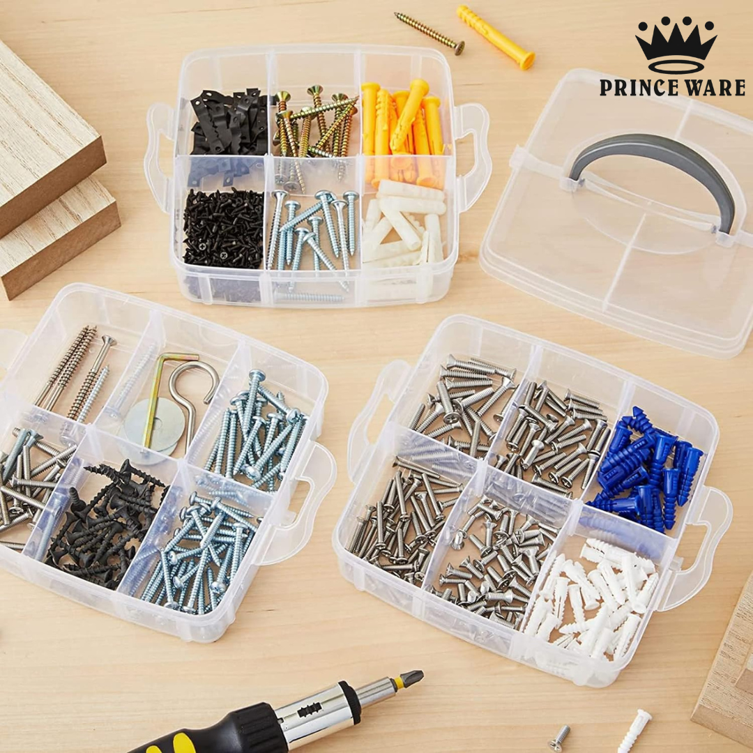 3 Layer Stackable Storage Box & Organizer